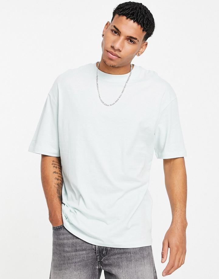 Jack & Jones Originals Oversized T-shirt In Mint-green