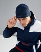 Columbia Logo Embroid Watch Beanie In Navy - Navy