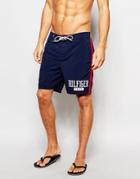Tommy Hilfiger Logo Board Shorts - Navy