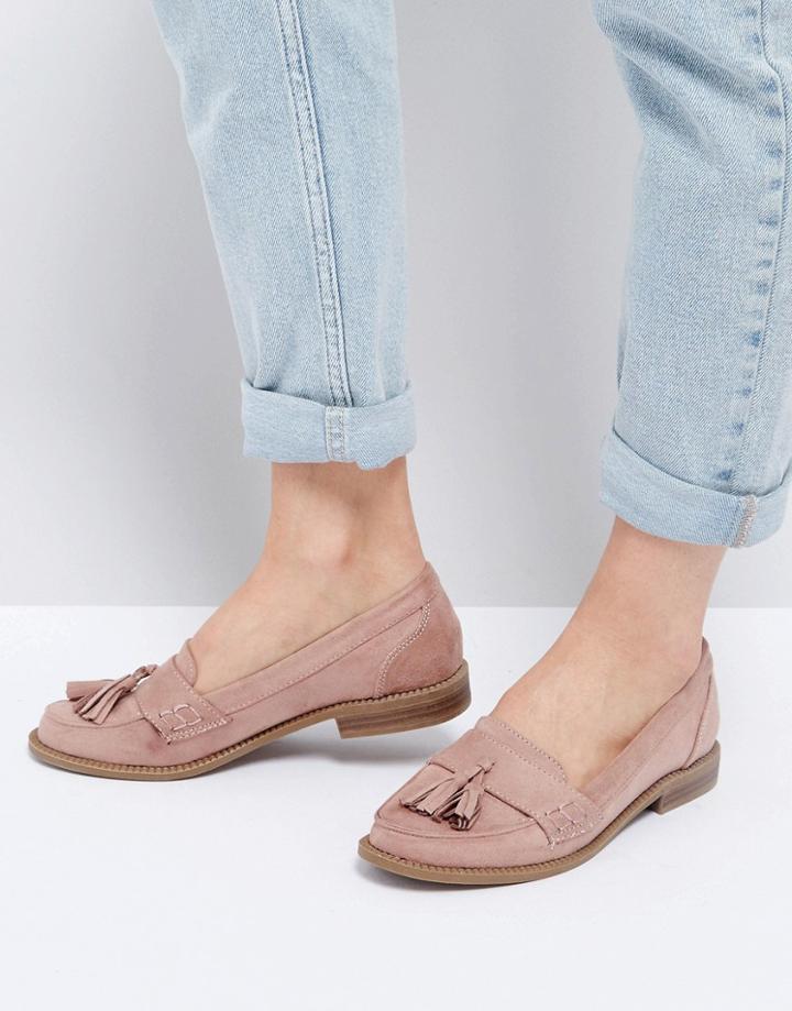 Park Lane Soft Loafer Flat Shoe - Gray