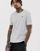 Lacoste Sport Small Logo T-shirt In Gray