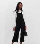 New Look Tall Overall Jumpsuit In Black - Black