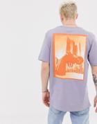 Weekday X Non Violence Frank T-shirt In Purple - Purple