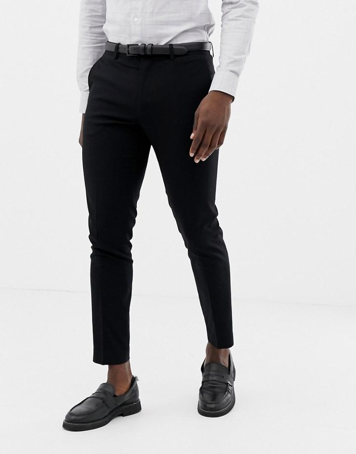Only & Sons Slim Suit Pants-black