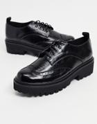 Raid Evon Chunky Brogues In Black