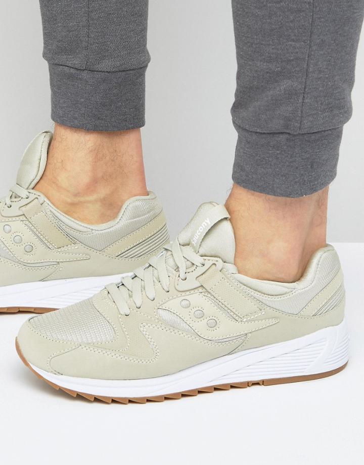 Saucony Grid 8500 Sneakers In Beige S70286-6 - Beige
