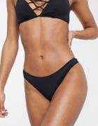 Dorina St Barts Brazilian High Leg Bikini Bottom In Black