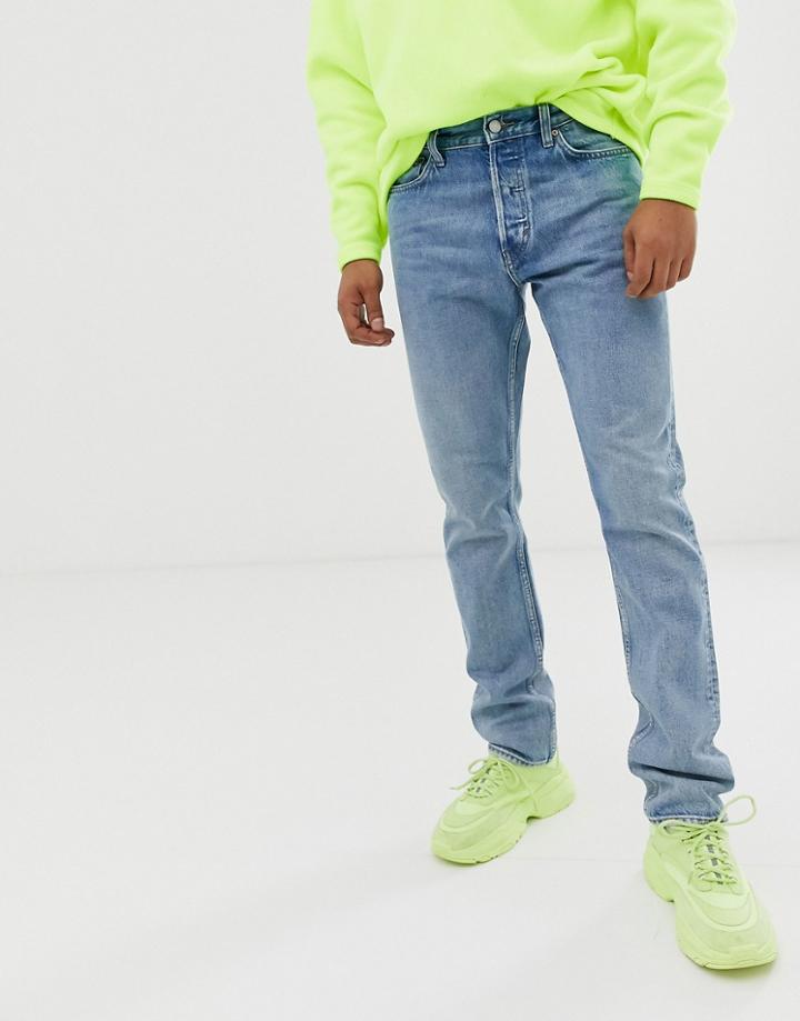 Weekday Pine Loose Fit Jeans In Blue