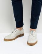 Ted Baker Prycce Leather Formal Brogues In White - White