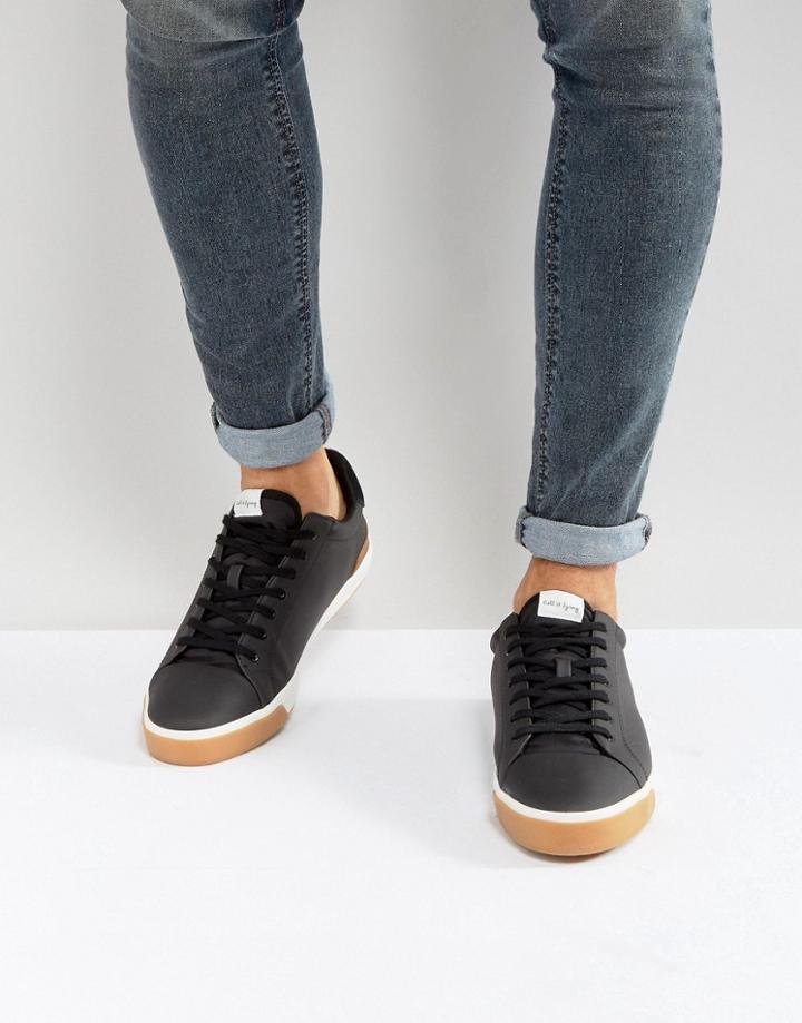 Call It Spring Skarin Low Top Sneakers In Black - Black