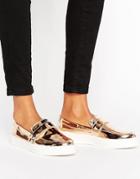 Asos Dialogue Loafer Sneakers - Gold