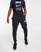 Nike Training Dri-fit Taper Sweatpants In Black