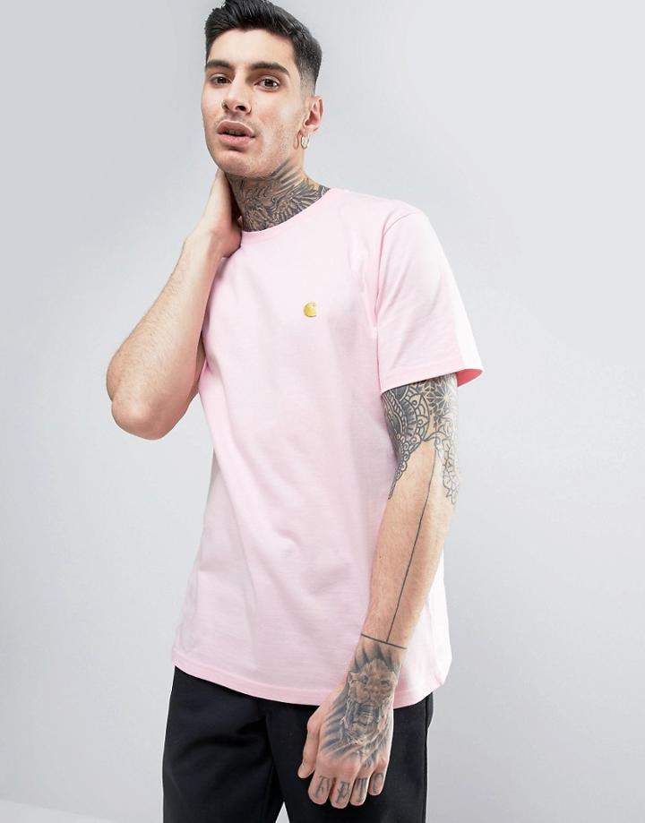 Carhartt Wip Chase T-shirt - Pink