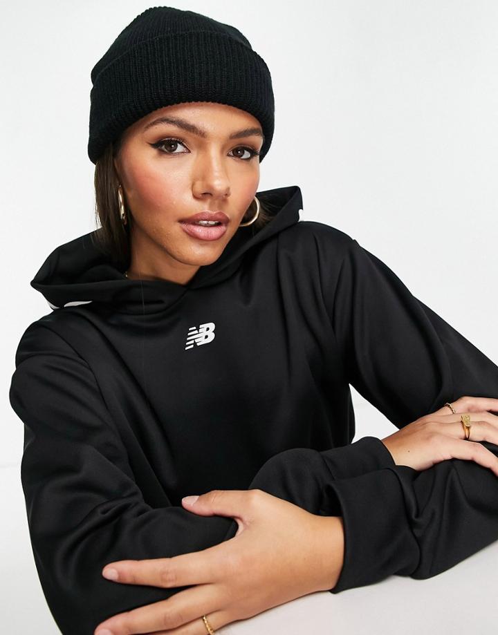Svnx Ribbed Knitted Beanie Hat In Black