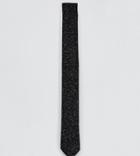 Noak Tie With Blade Hem - Black
