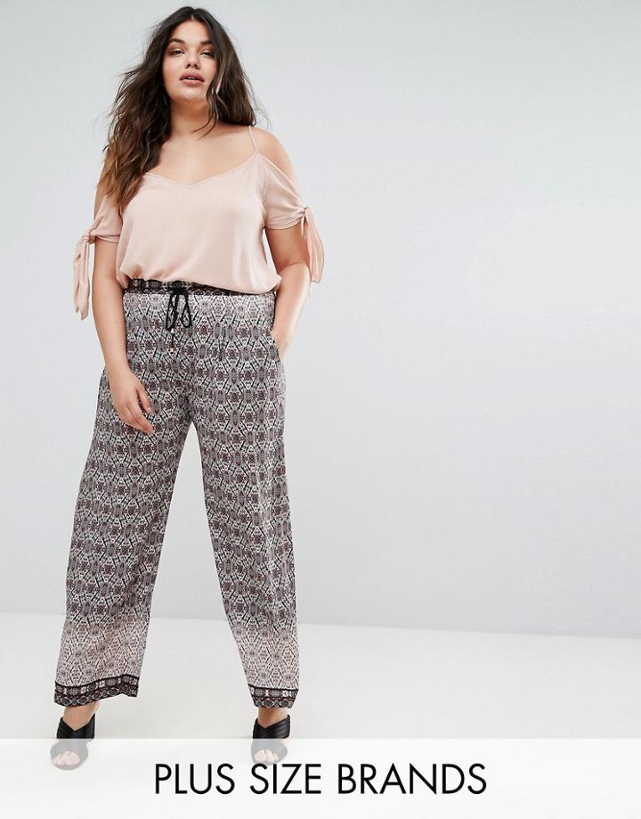 Elvi Boho Print Pants - Multi