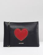 Love Moschino Heart Cross Body Bag - Black