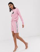 Na-kd Sporty Shorts With Side Stripe In Pink - Pink