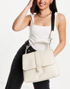 Calvin Klein Jeans Crossbody Handbag In Ecru-white
