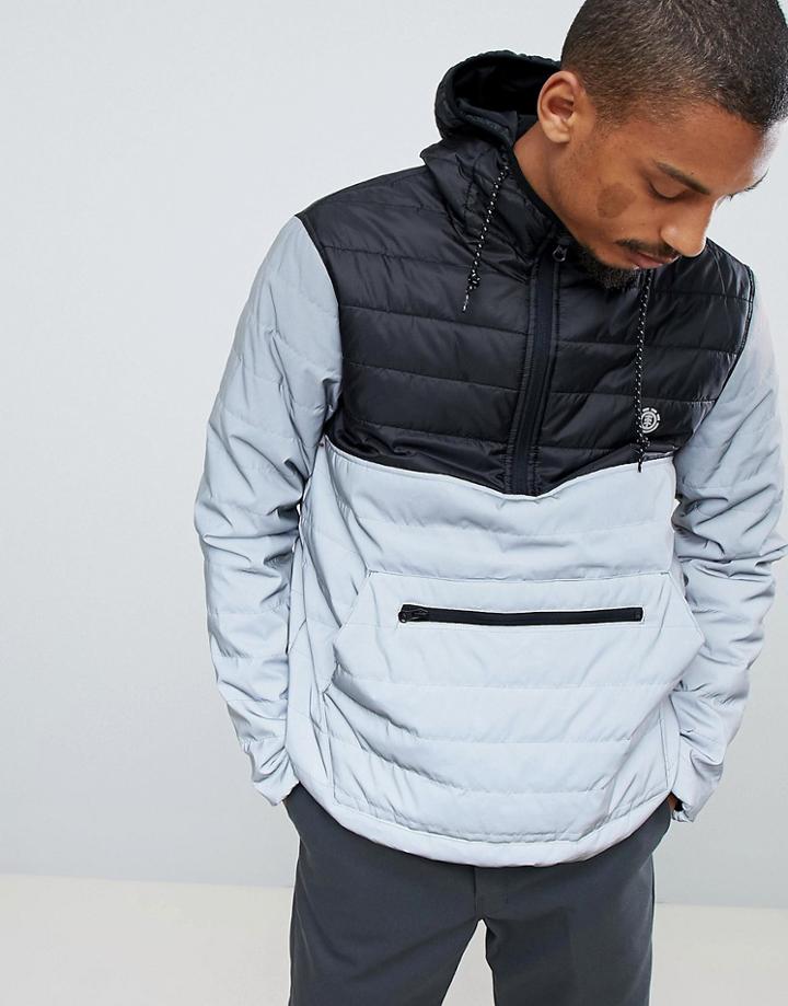 Element Alder Overhead Jacket In Reflective - Gray