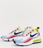 Nike Red White And Blue Air Max 270 React Sneakers