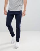 Celio Skinny Chinos In Navy - Navy