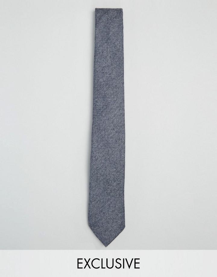 Heart & Dagger Blade Tie - Blue