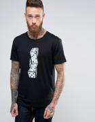 Hugo By Hugo Boss Dambling Dice Print T-shirt - Black