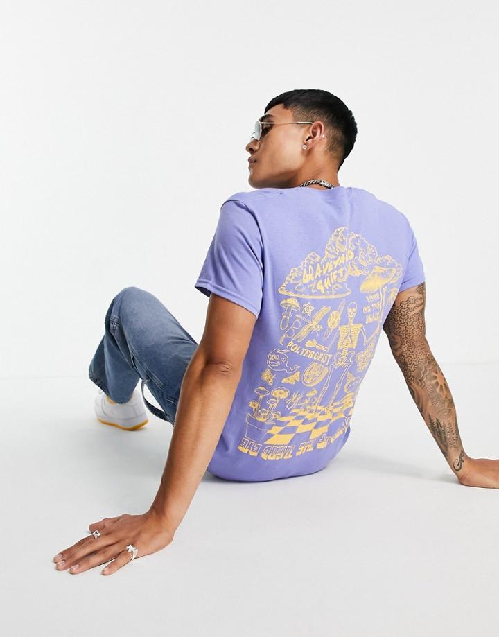 Night Addict Shift T-shirt In Heather Purple