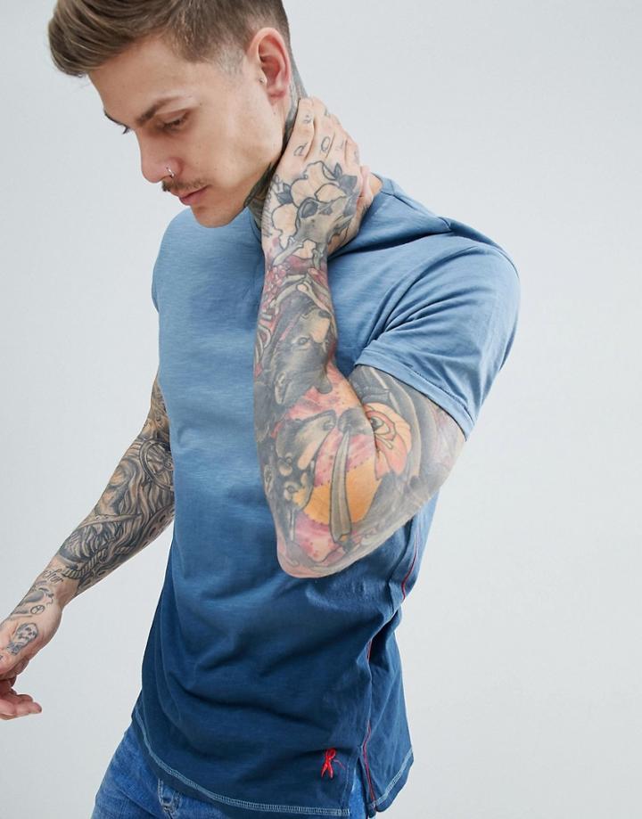 Ringspun Ombre T-shirt - Blue