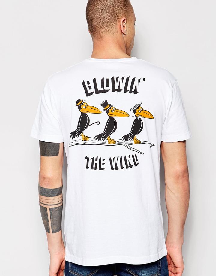 Deus Ex Machina T-shirt With Bird Back Print - White