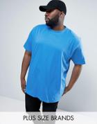 Duke Plus Crew Neck T-shirt In Blue - Blue