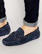 Standard Forty-five Suede Driving Shoe - Navy