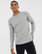 Selected Homme Stripe Crew Neck Sweater-white