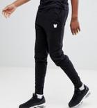 Good For Nothing Tall Skinny Joggers In Black With Small Logo - Black