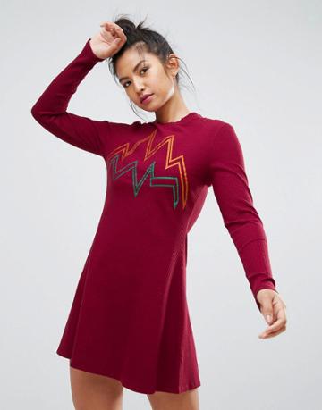 Ziztar Sound Of Flowing Sand Dress - Red