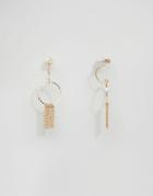 Asos Hanging Chain Swing Earrings - Gold