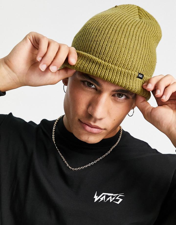 Vans Core Basics Beanie In Khaki-green