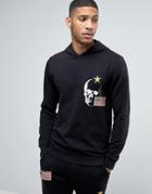 Only & Sons Hoodie With Badge Detailing - Black