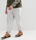 Only & Sons Plus Joggers With Cuffed Hem - Gray