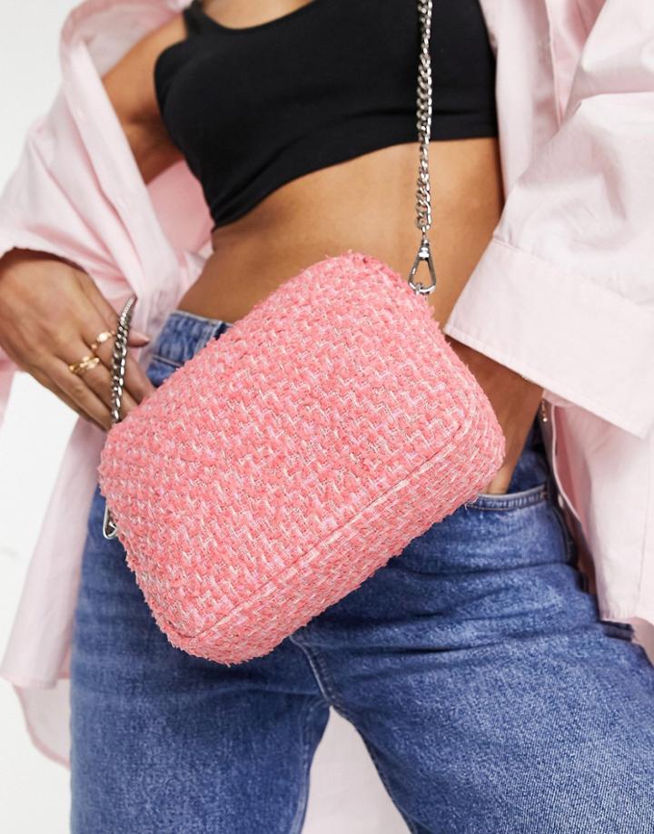 Becksondergaard Textured Crossbody Bag In Pink
