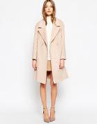 Helene Berman Pale Pink Double Button Coat - Pink