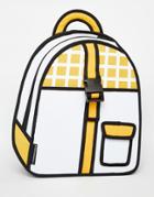 Jumpfrompaper Grid Buckle Backpack - Yellow