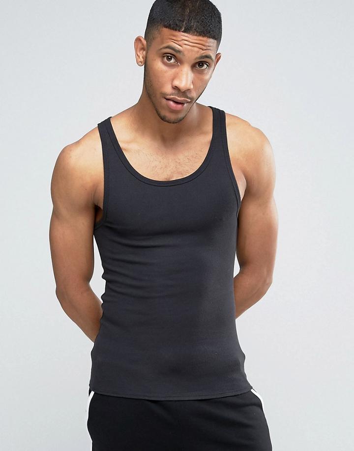 Bonds Tank Chesty In Muscle Fit - Black