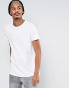 Cheap Monday Capped T-shirt Side Pocket - White