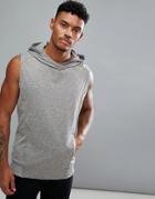 2xu Training Forsoft Sleeveless Hoodie In Gray Mr4539a-cto - Gray