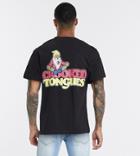 Crooked Tongues T-shirt With Gnome Print In Black