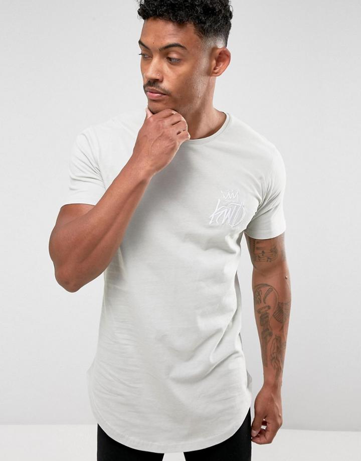 Kings Will Dream T-shirt In Gray With Logo - Gray