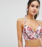 Peek & Beau Fuller Bust Floral Bikini Top Dd-g - Multi