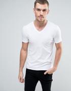 Celio V-neck T-shirt - White